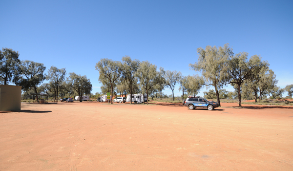Salt Creek Rest Area free camp near Kings Canyon